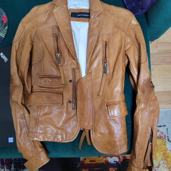 Dsquared leather jacket - Picture 5 of 7